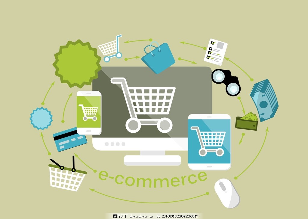 網(wǎng)購新風(fēng)尚 扁平化插畫如何重塑移動(dòng)購物體驗(yàn)